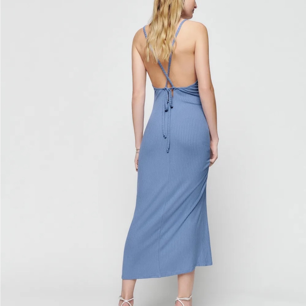 Reformation Brant Dress in Viola - Picture 2 of 6